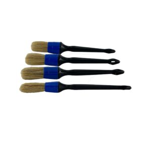DeTayling Boar’s Hair Detailing Brushes – Versatile & Durable for Interior & Exterior Use