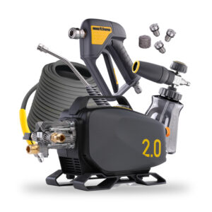 Active 2.0 pressure washer with full premium kit – hose, gun, foam cannon, and accessories